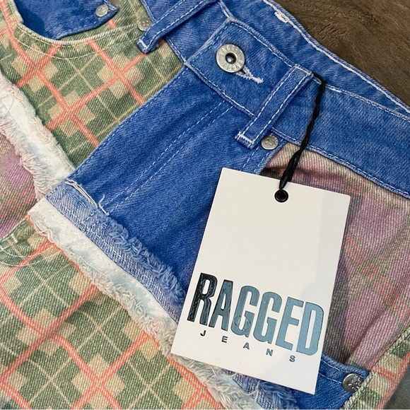 NWT The Ragged Priest Vision Patchwork High Rise Jeans - Picture 7 of 16